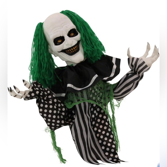 Animated Talking Groundbreaker Clown Prop Touch Activated Lights/sounds 23.6in - Picture 4 of 7